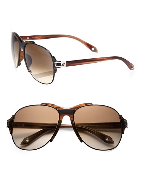 givenchy metal aviator sunglasses|Men's Designer Sunglasses .